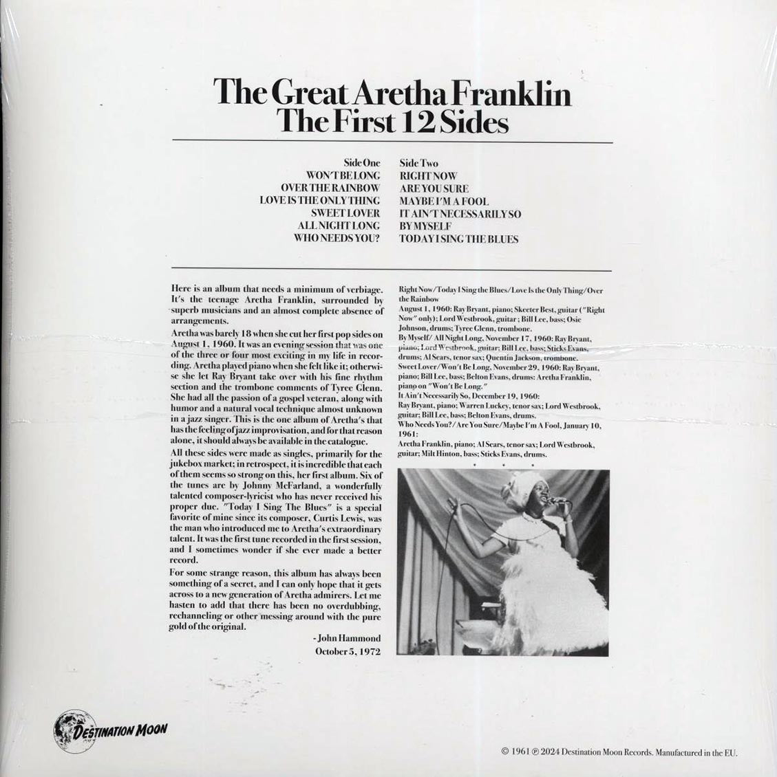 Aretha Franklin - The Great Aretha Franklin (ltd. 500 copies made) (clear vinyl)