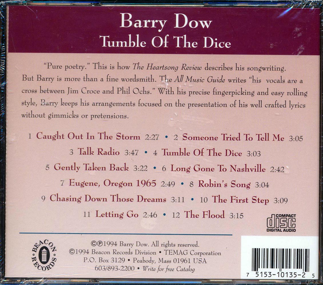 Barry Dow - Tumble Of The Dice