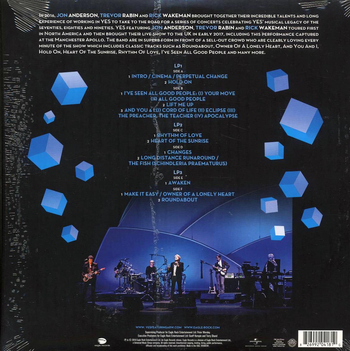 Yes - Live At The Apollo: 50th Anniversary (ltd. ed.) (3xLP) (180g) (orange vinyl)