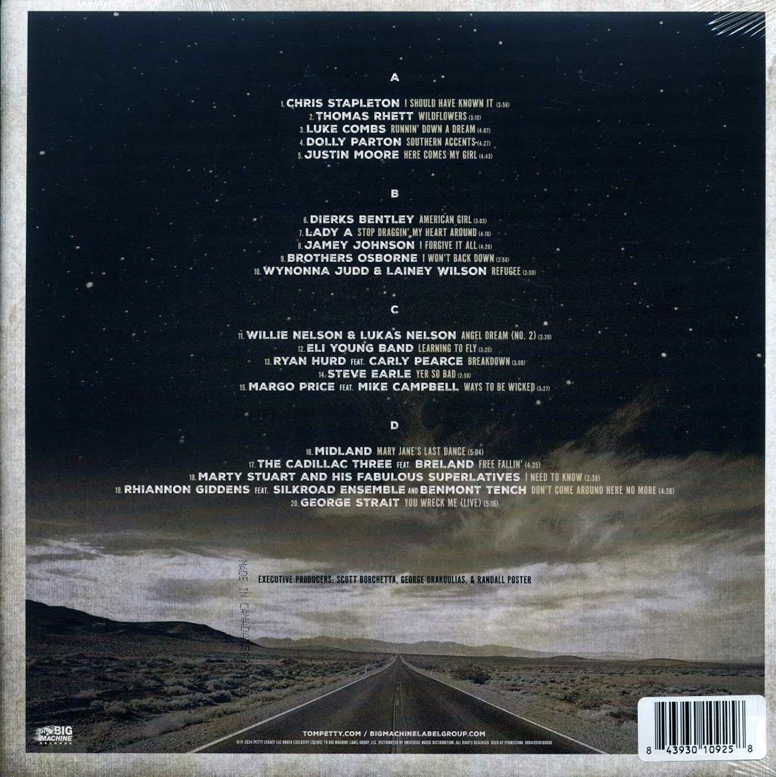 Chris Stapleton, Thomas Rhett, Dolly Parton, Willie Nelson, George Strait, Etc. - Petty Country: A Country Music Celebration Of Tom Petty (2xLP)