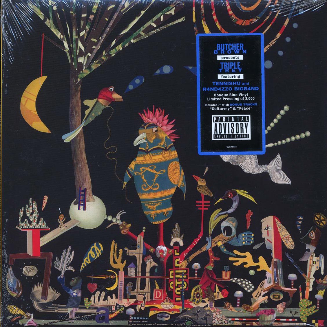 Butcher Brown, Tennishu, R4nd4zzo Bigb4nd - Triple Trey (ltd. ed.) (blue vinyl) (incl. 7")