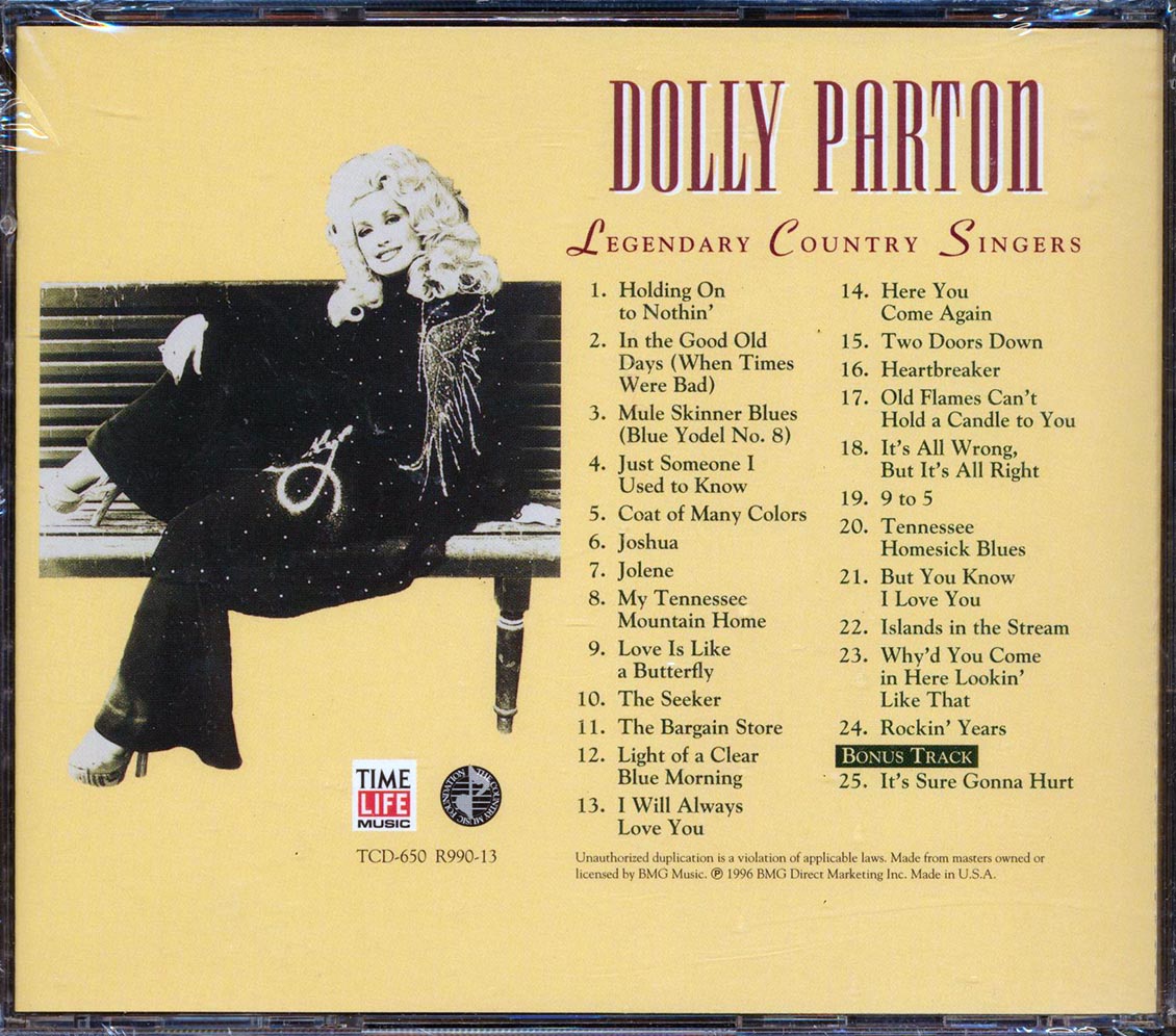 Dolly Parton - Legendary Country Singers (25 tracks)