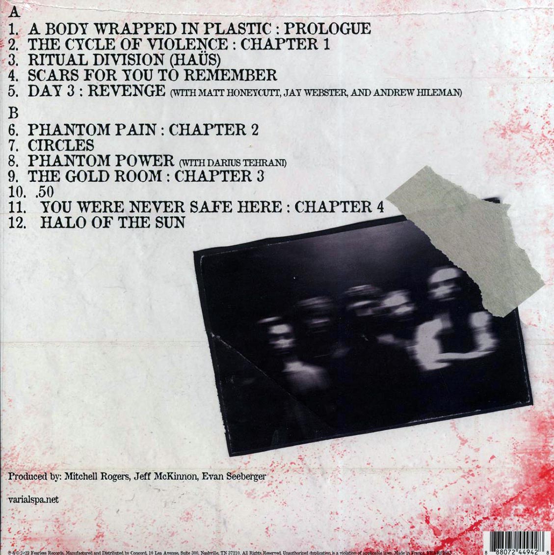 Varials - Scars For You To Remember (red vinyl)