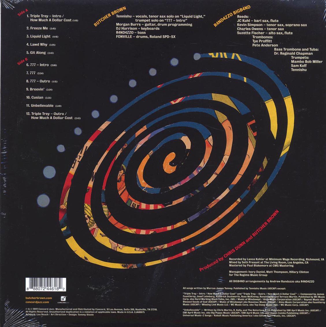 Butcher Brown, Tennishu, R4nd4zzo Bigb4nd - Triple Trey (incl. 7")