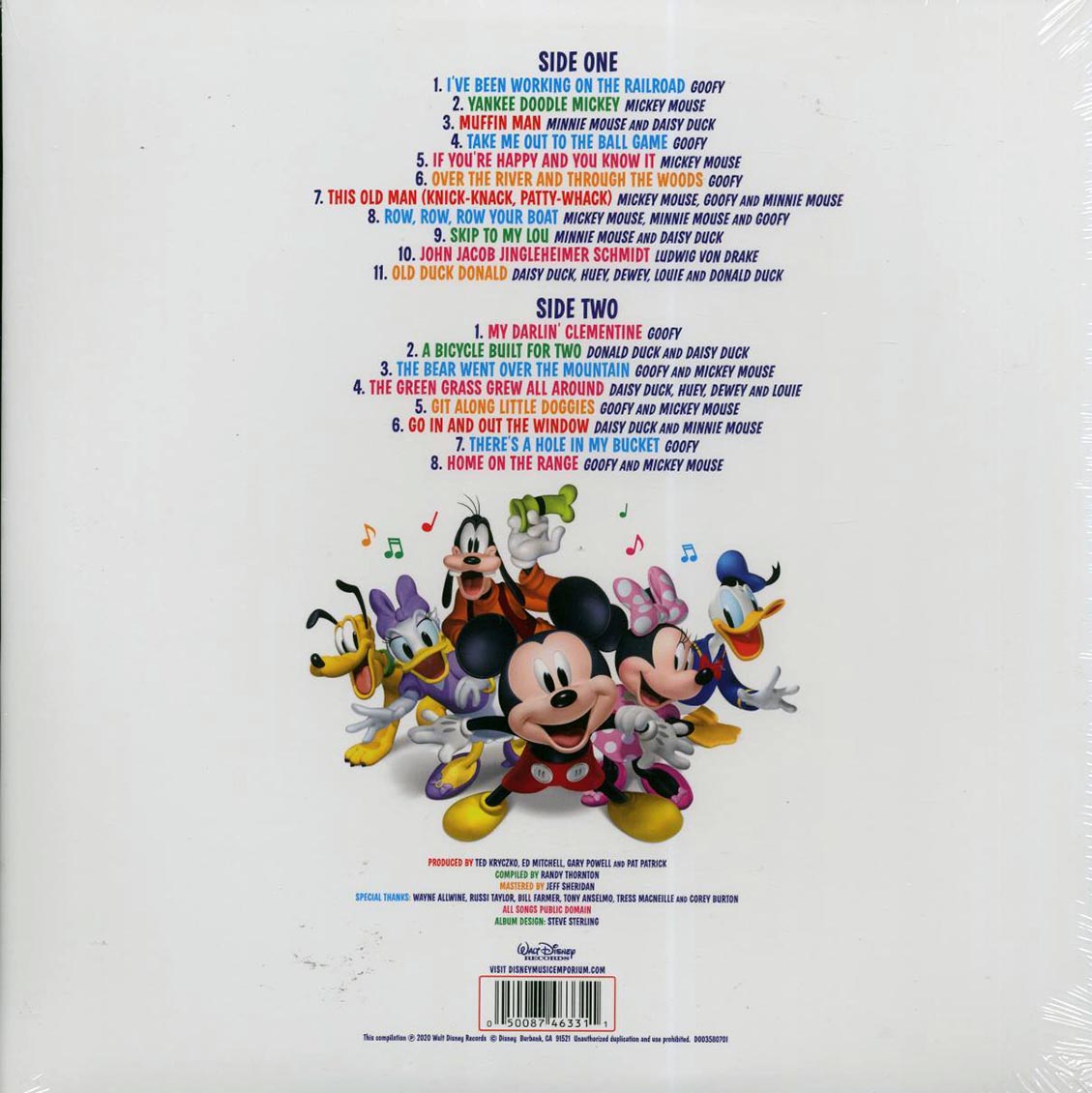 Mickey Mouse, Goofy, Donald Duck, Etc. - Disney Childrens Favorites With Mickey And Pals (red vinyl)