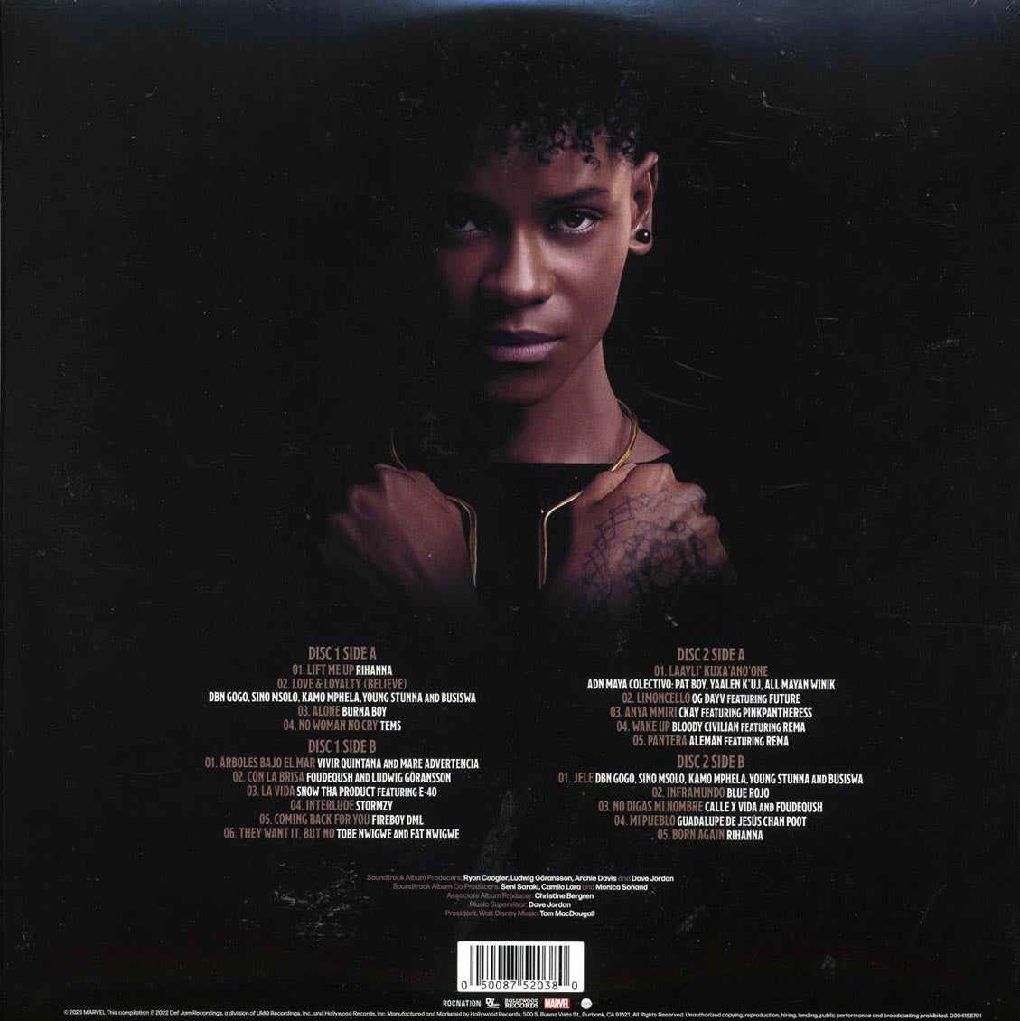 Rihanna, Burna Boy, Tems, Future, Etc. - Music From And Inspired By Black Panther: Wakanda Forever (2xLP) (translucent tan vinyl)