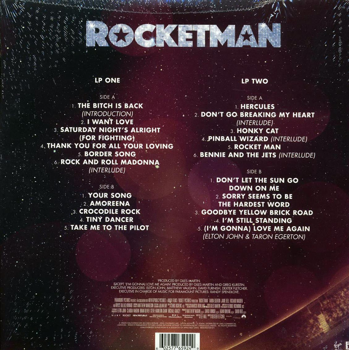Taron Egerton, Elton John, Etc. - Rocketman: Music From The Motion Picture (2xLP)