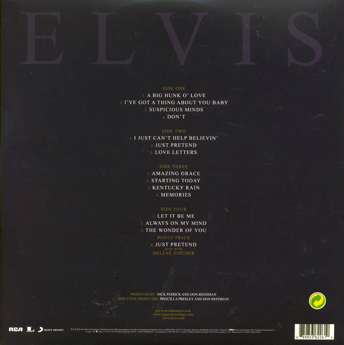 Elvis Presley, The Royal Philharmonic Orchestra - The Wonder Of You (2xLP) (180g) (audiophile)