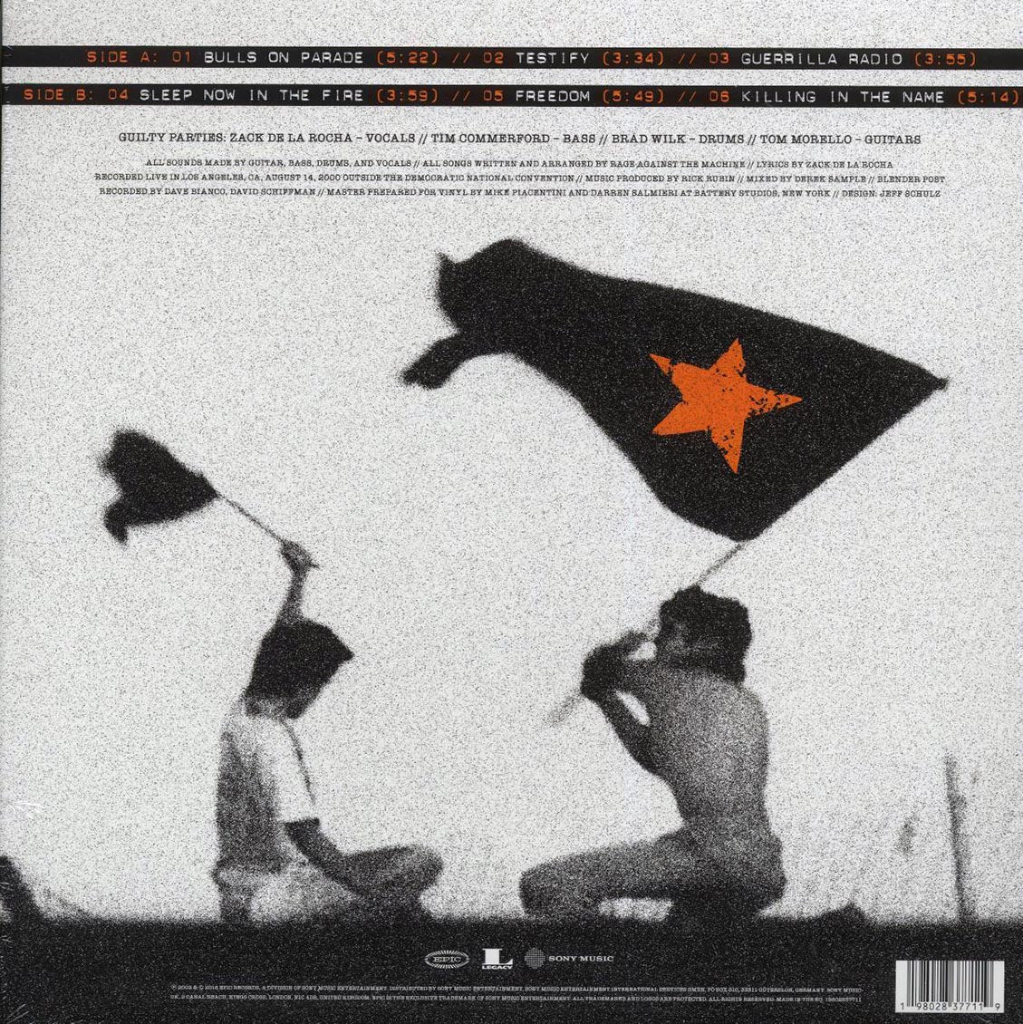 Rage Against The Machine - Democratic National Convention 2000 (RSD 2024) (ltd. ed.) (clear vinyl)