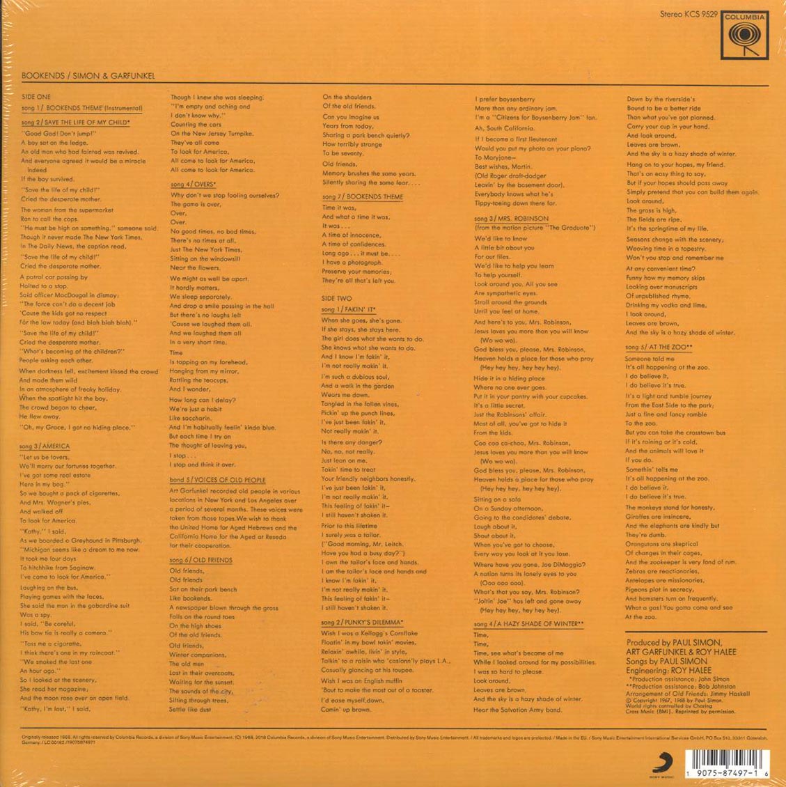 Simon & Garfunkel - Bookends