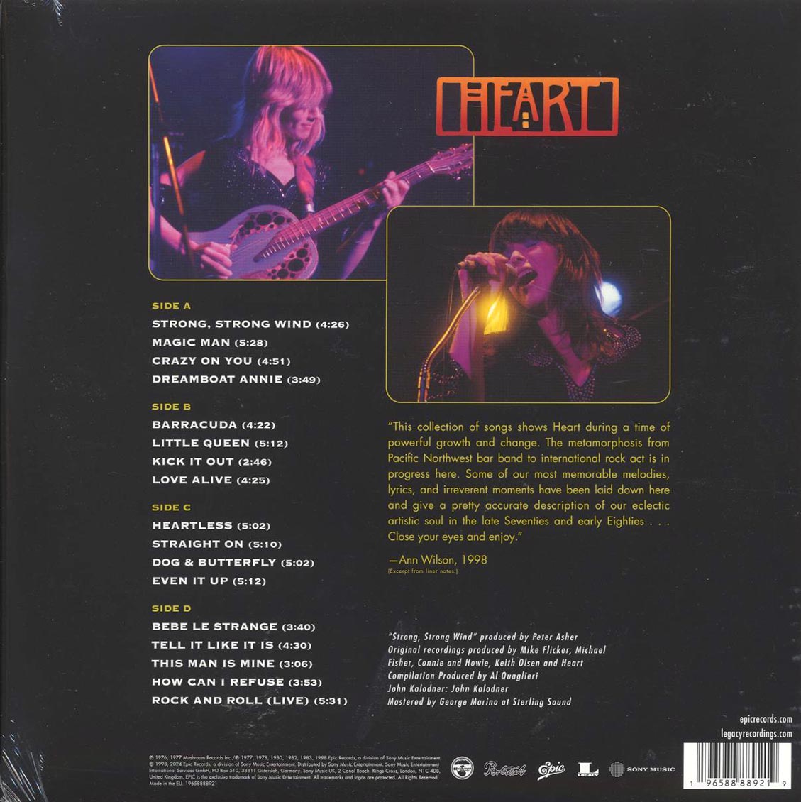 Heart - Greatest Hits (2xLP)