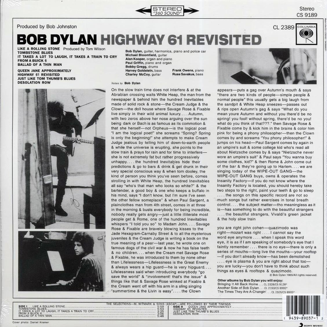Bob Dylan - Highway 61 Revisited (stereo)