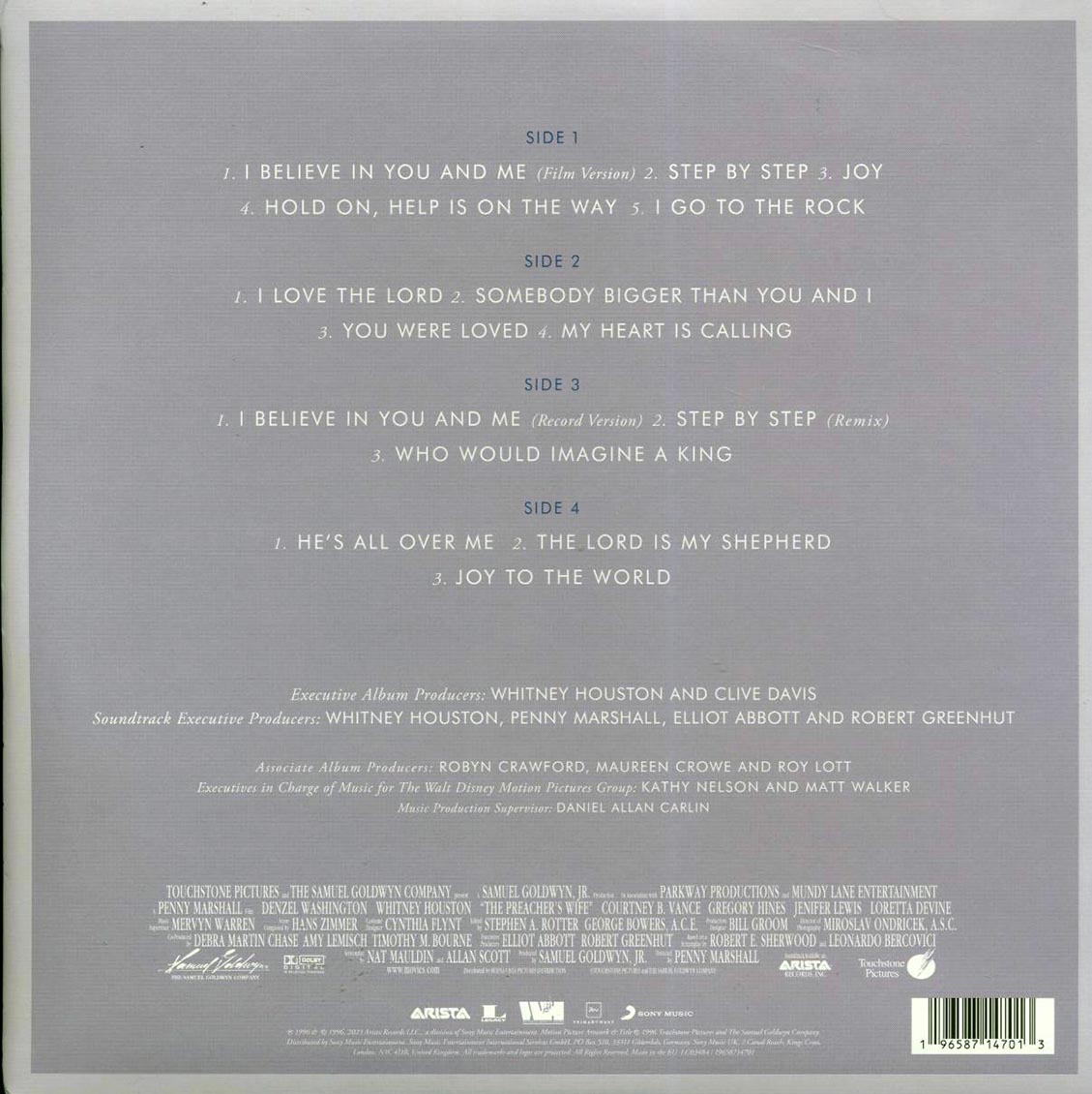 Whitney Houston - The Preacher's Wife (ltd. ed.) (2xLP) (yellow vinyl)