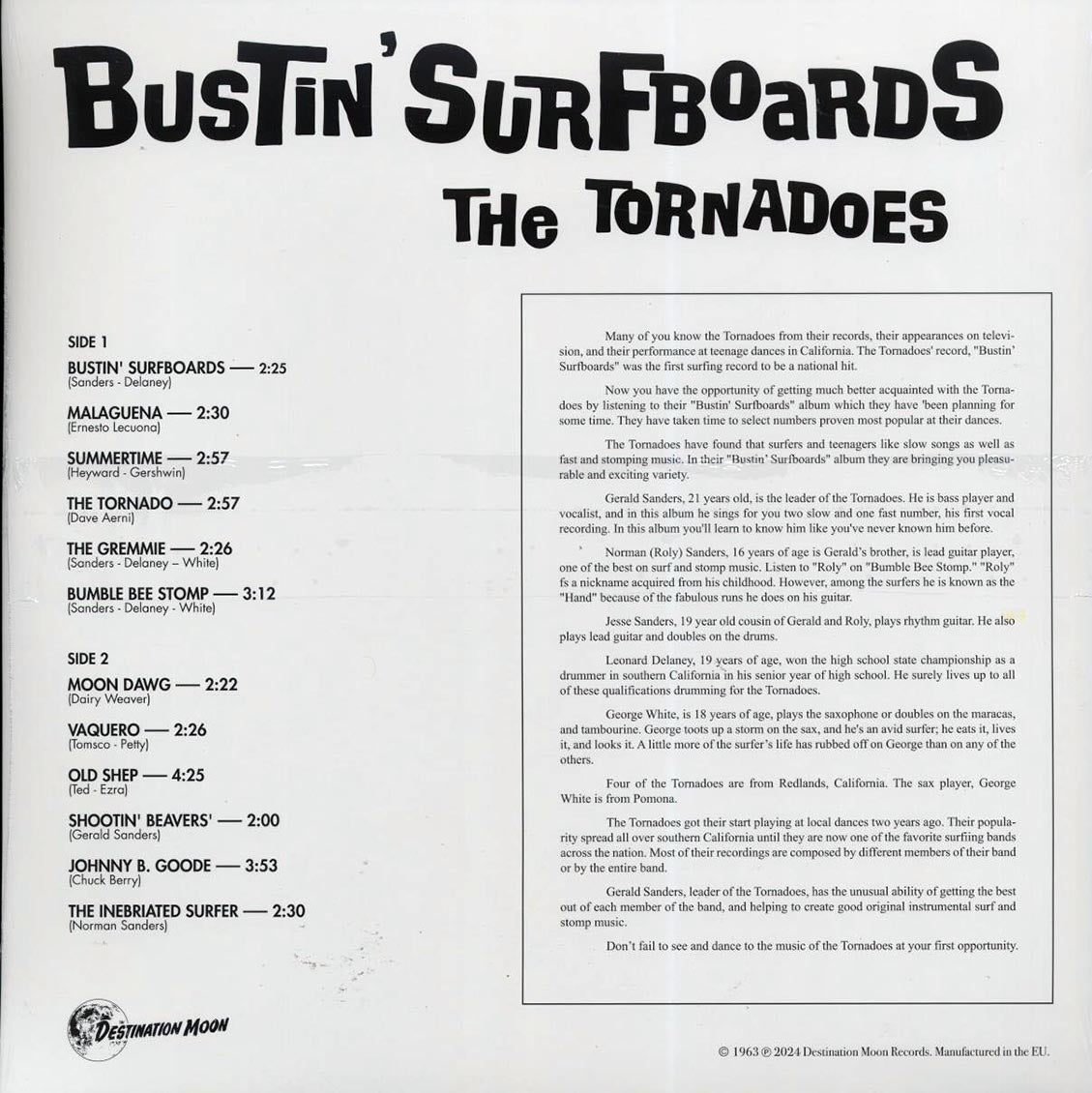The Tornadoes - Bustin' Surfboards (ltd. 500 copies made) (clear vinyl)