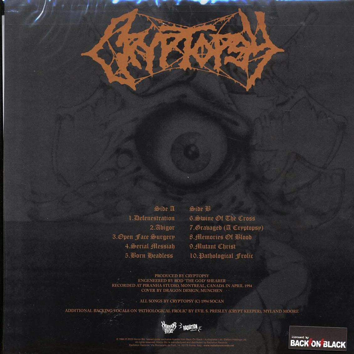 Cryptopsy - Blasphemy Made Flesh (ltd. ed.) (colored vinyl)