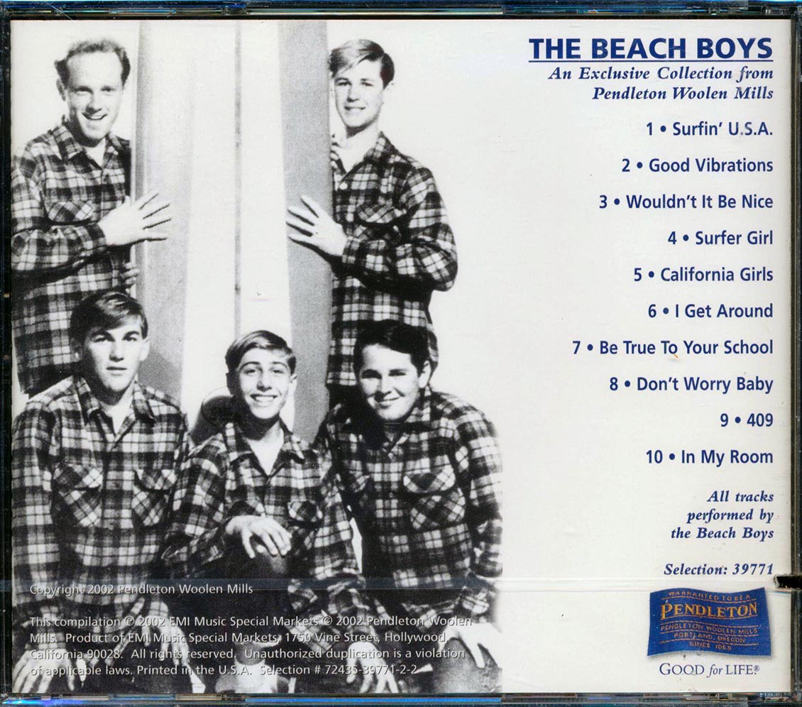 The Beach Boys - Pendleton: An Exclusive Collection From Pendleton Woolen Mills (marked/ltd stock)