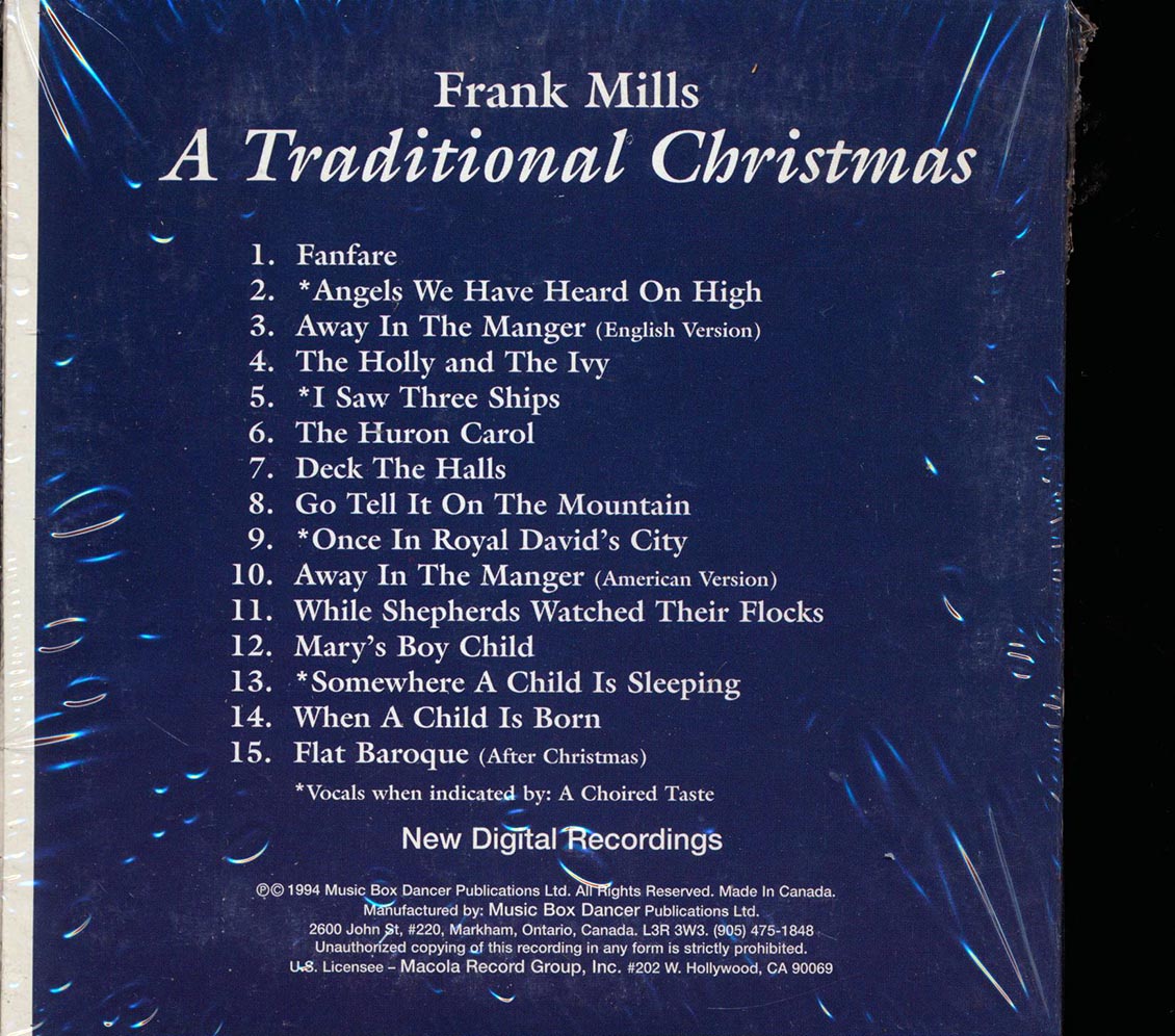 Frank Mills - A Traditional Christmas