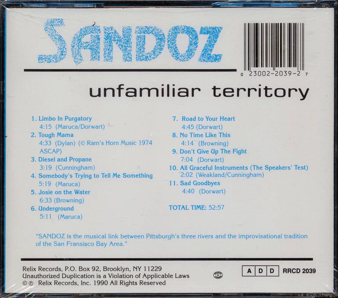 Sandoz - Unfamiliar Territory