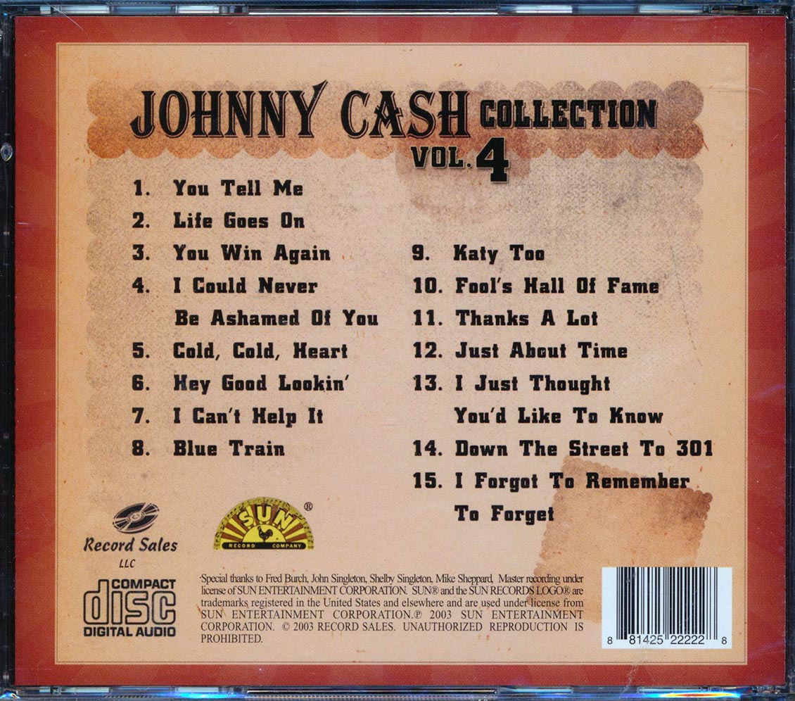 Johnny Cash - Johnny Cash Collection Volume 4