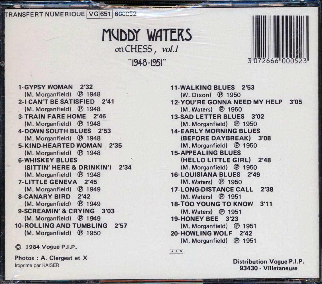 Muddy Waters - On Chess Volume 1: 1948-1951 (20 tracks)