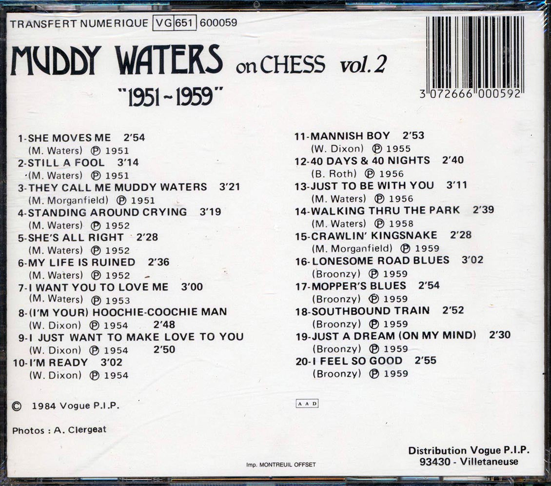 Muddy Waters - On Chess Volume 2: 1951-1959 (20 tracks)