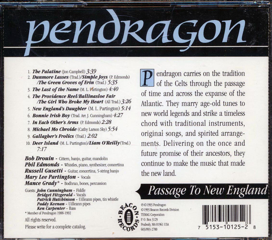Pendragon - Passage To New England