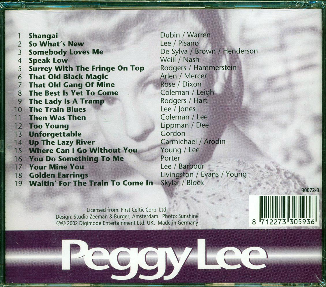 Peggy Lee - Golden Earrings