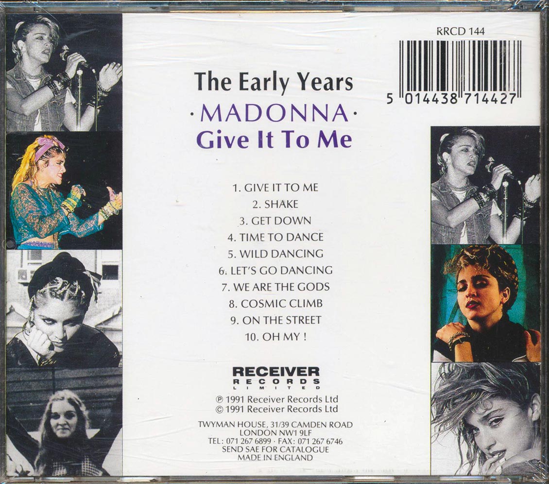 Madonna, Otto Van Wernherr - The Early Years: Give It To Me