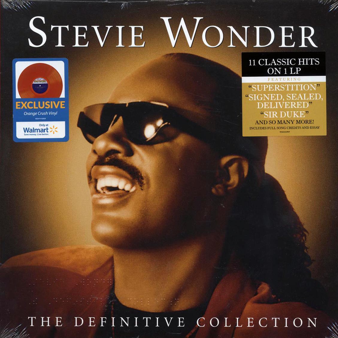 Stevie Wonder - The Definitive Collection (orange vinyl)