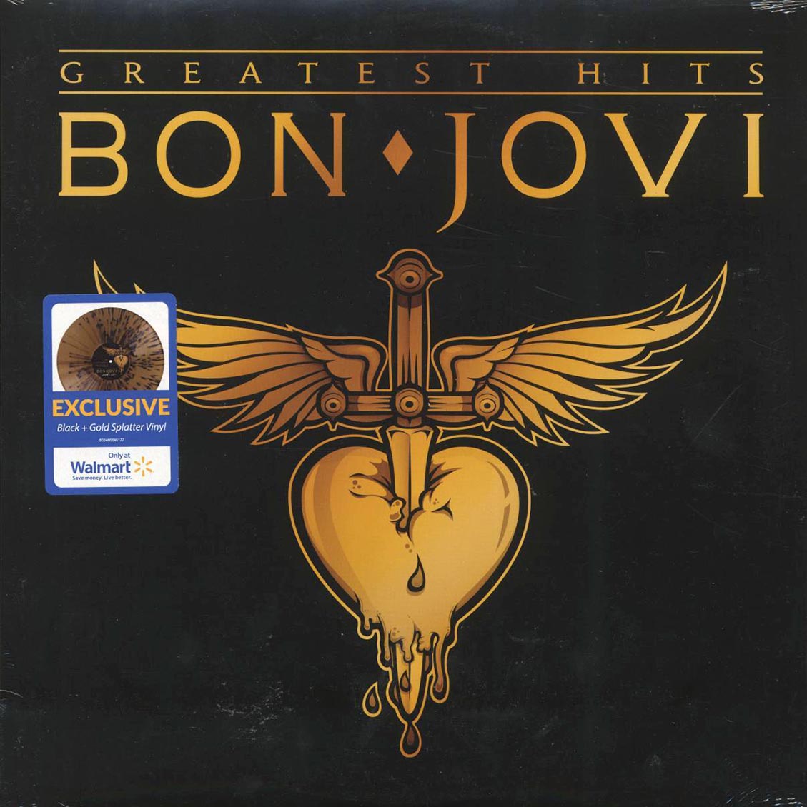Bon Jovi - Greatest Hits (black/gold splatter vinyl)