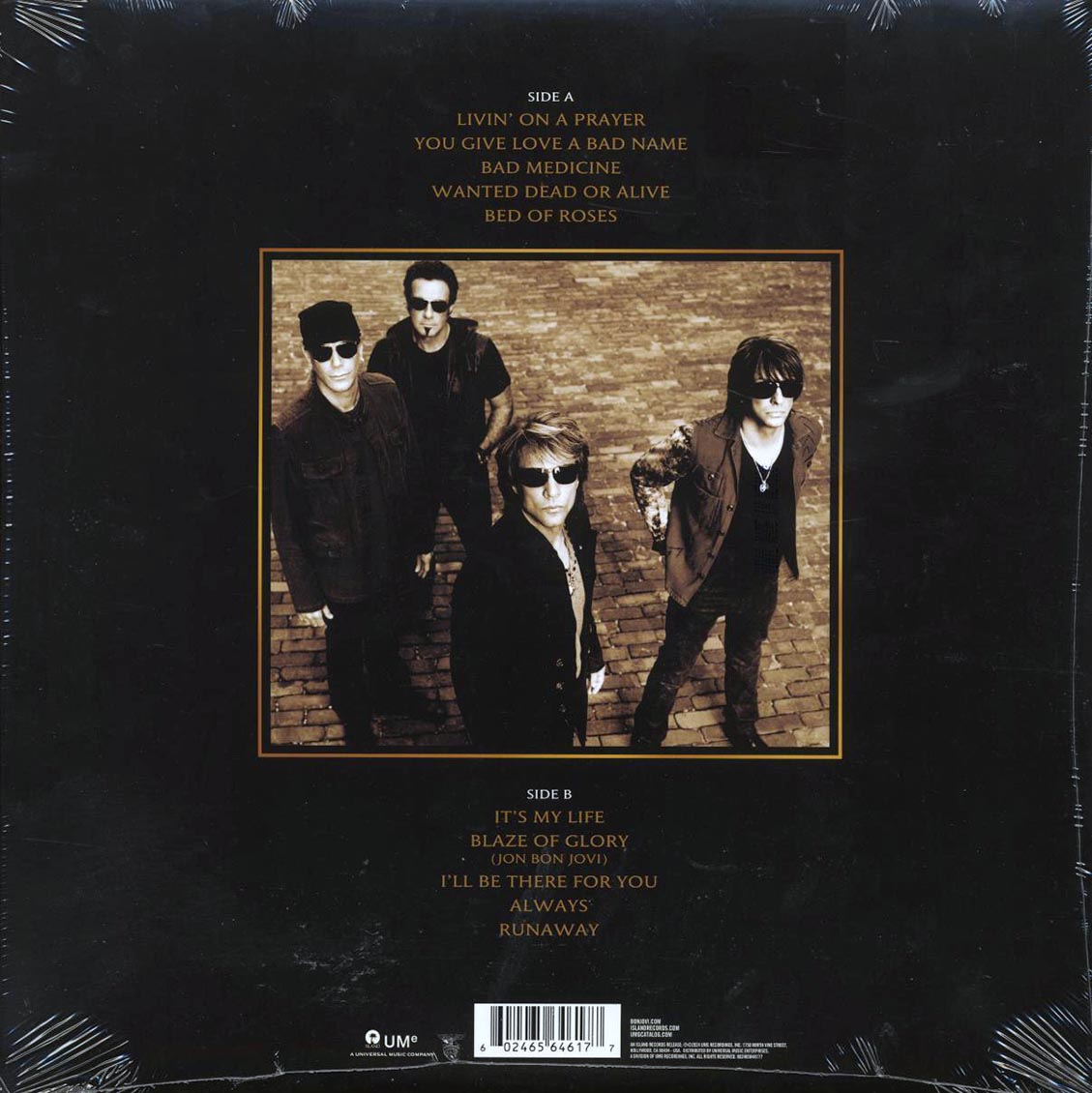 Bon Jovi - Greatest Hits (black/gold splatter vinyl)