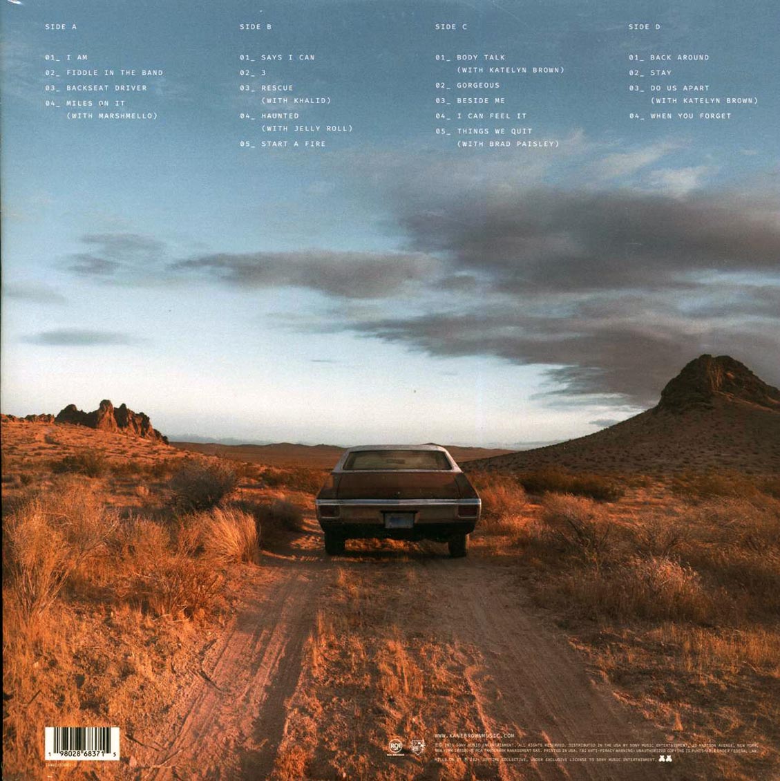 Kane Brown - The High Road (ltd. ed.) (2xLP) (desert sky vinyl)