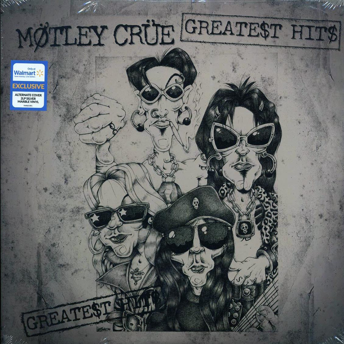 Motley Crue - Greatest Hits (2xLP) (silver vinyl)