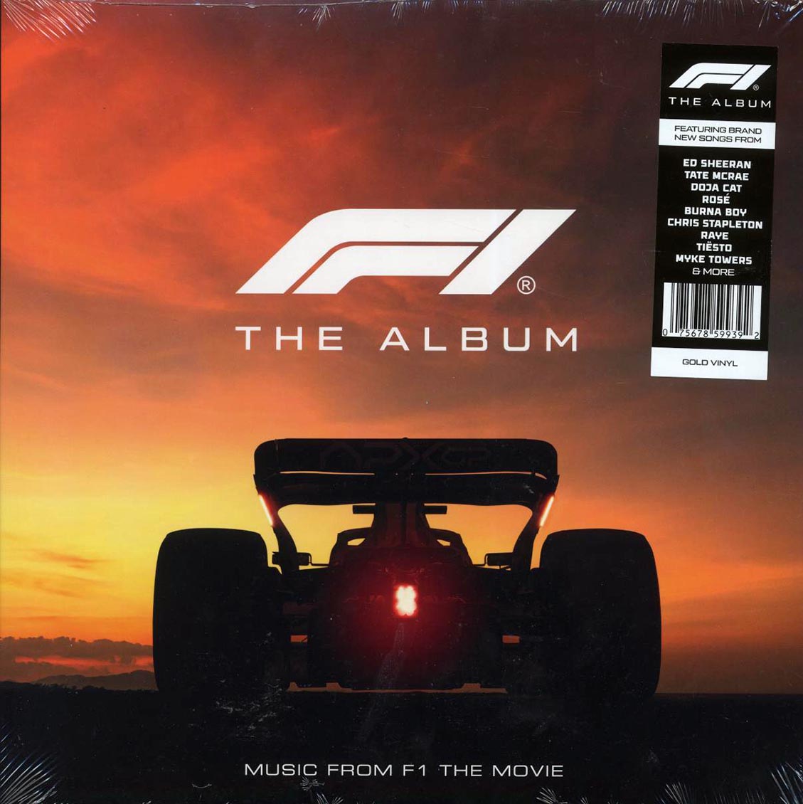 Ed Sheeran, Chris Stapleton, Burna Boy, Etc. - F1 The Album: Music Form The F1 Movie (gold vinyl)