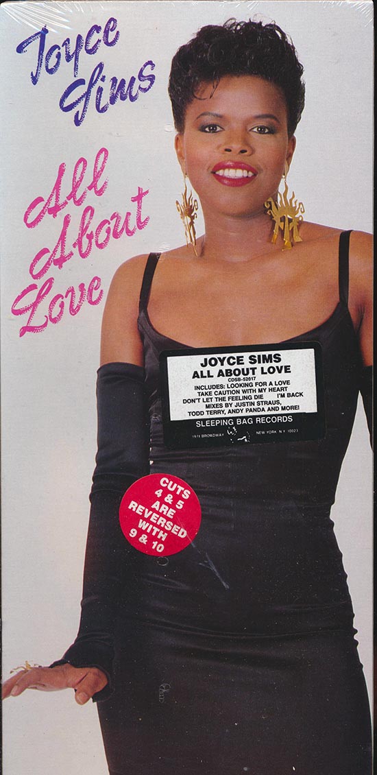 Joyce Sims - All About Love (orig. longbox packaging)