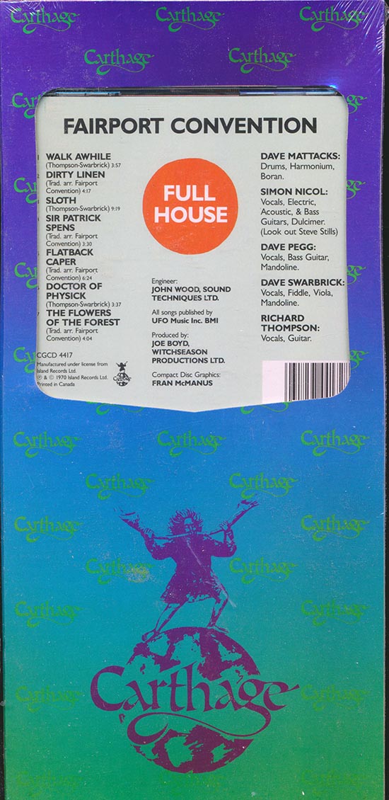Fairport Convention - Full House (orig. longbox packaging)
