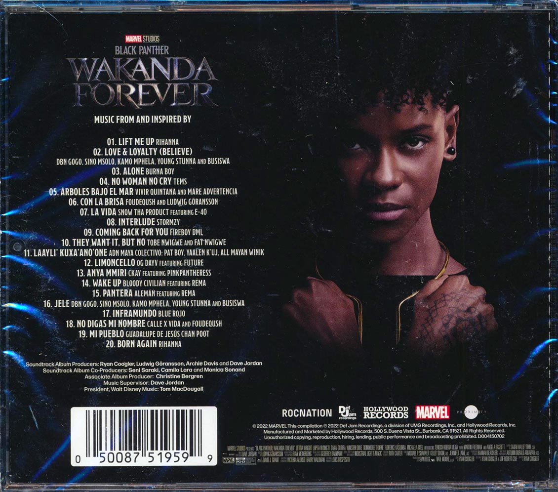 Rihanna, Burna Boy, Tems, Future, Etc. - Music From And Inspired By Black Panther: Wakanda Forever