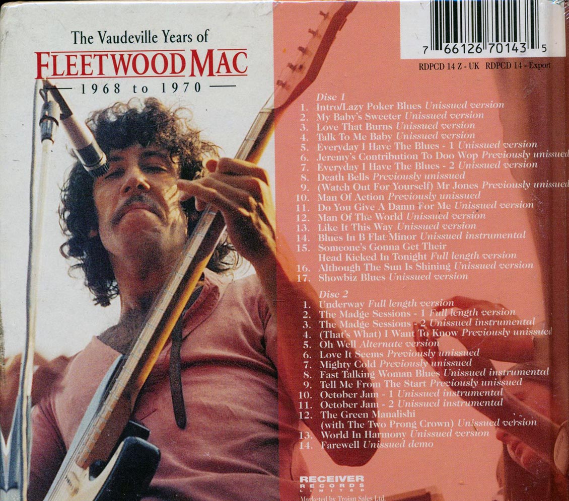 Fleetwood Mac - The Vaudeville Years Of Fleetwood Mac: 1968 To 1970 (casebound set) (31 tracks) (2xCD) (incl. large booklet)
