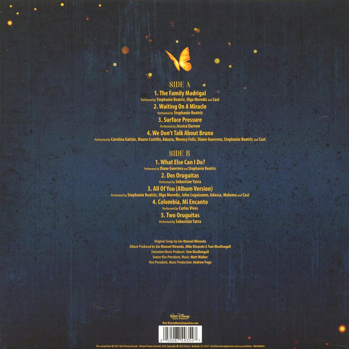 Various - Encanto: Original Songs By Lin-Manuel Miranda (Disney) (green vinyl)