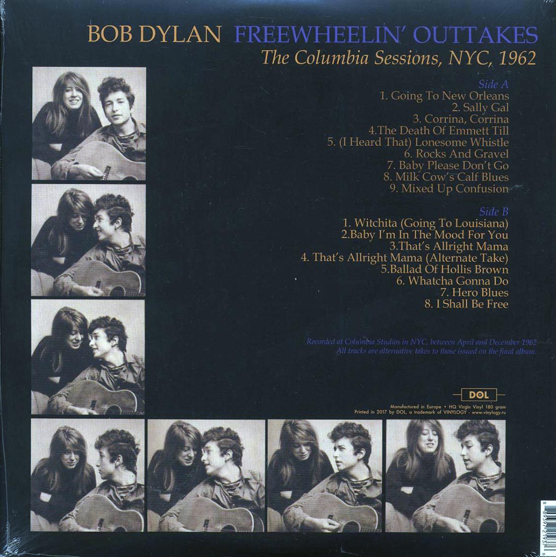 Bob Dylan - Freewheelin' Outtakes: The Columbia Sessions, NYC, 1962 (180g)