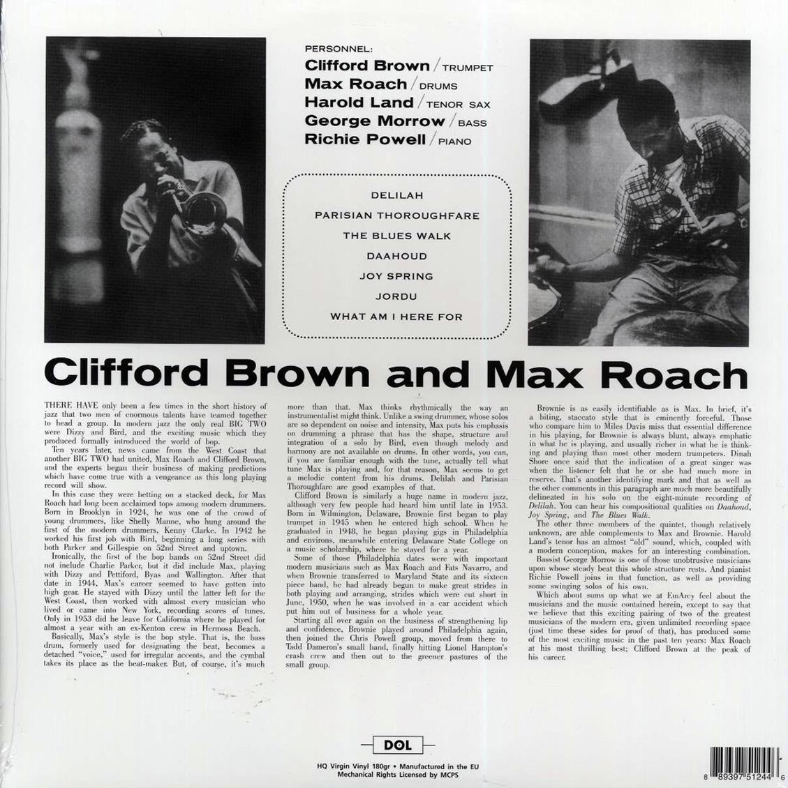 Clifford Brown, Max Roach - Clifford Brown & Max Roach