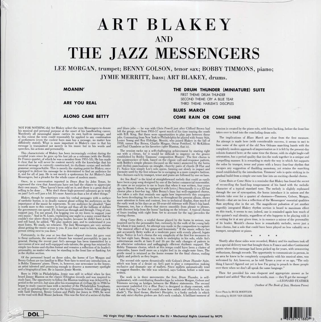 Art Blakey & The Jazz Messengers - Art Blakey & The Jazz Messengers (180g)