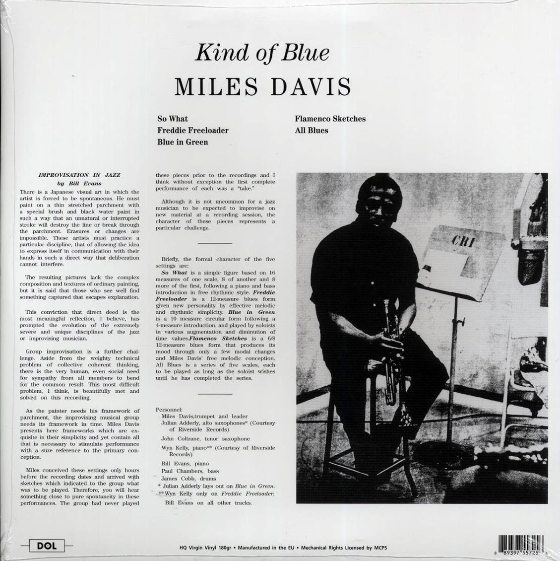 Miles Davis - Kind Of Blue (180g)