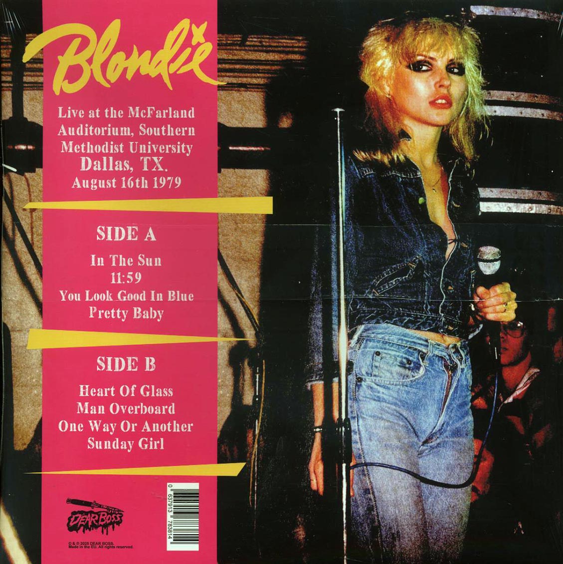 Blondie - 11:59, Dallas Texas (ltd. 300 copies made) (pink vinyl)