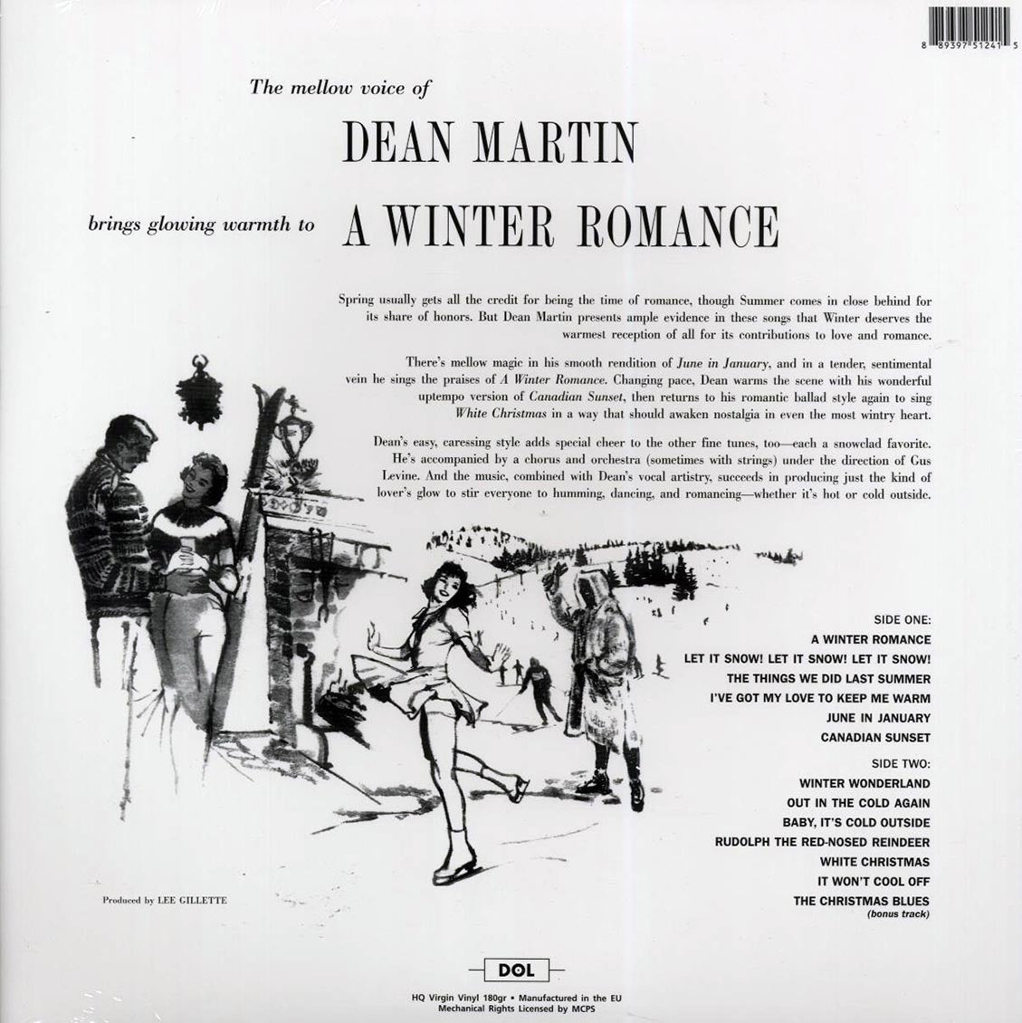 Dean Martin - A Winter Romance (180g) (blue vinyl)
