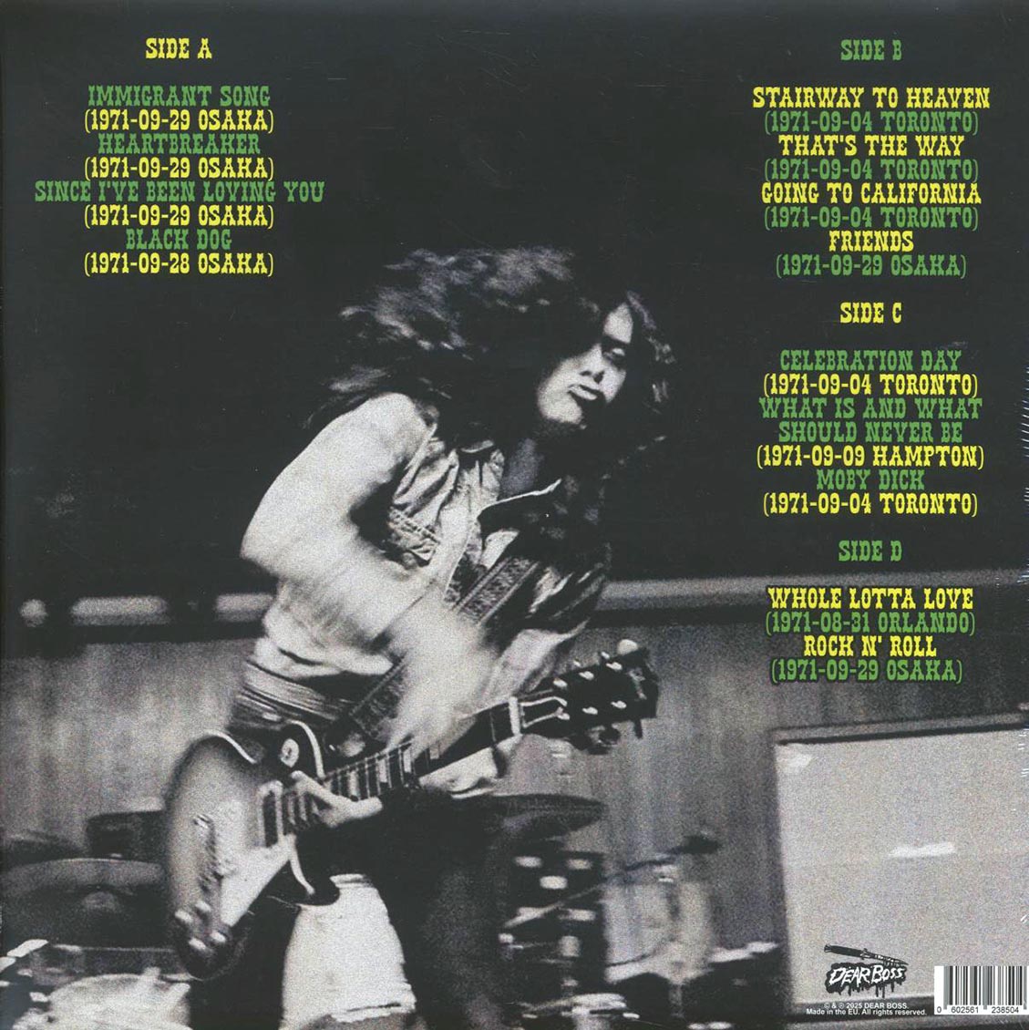Led Zeppelin - Evolution Is Timing: 1971 Radio Sessions (ltd. 300 copies made) (2xLP) (colored vinyl)