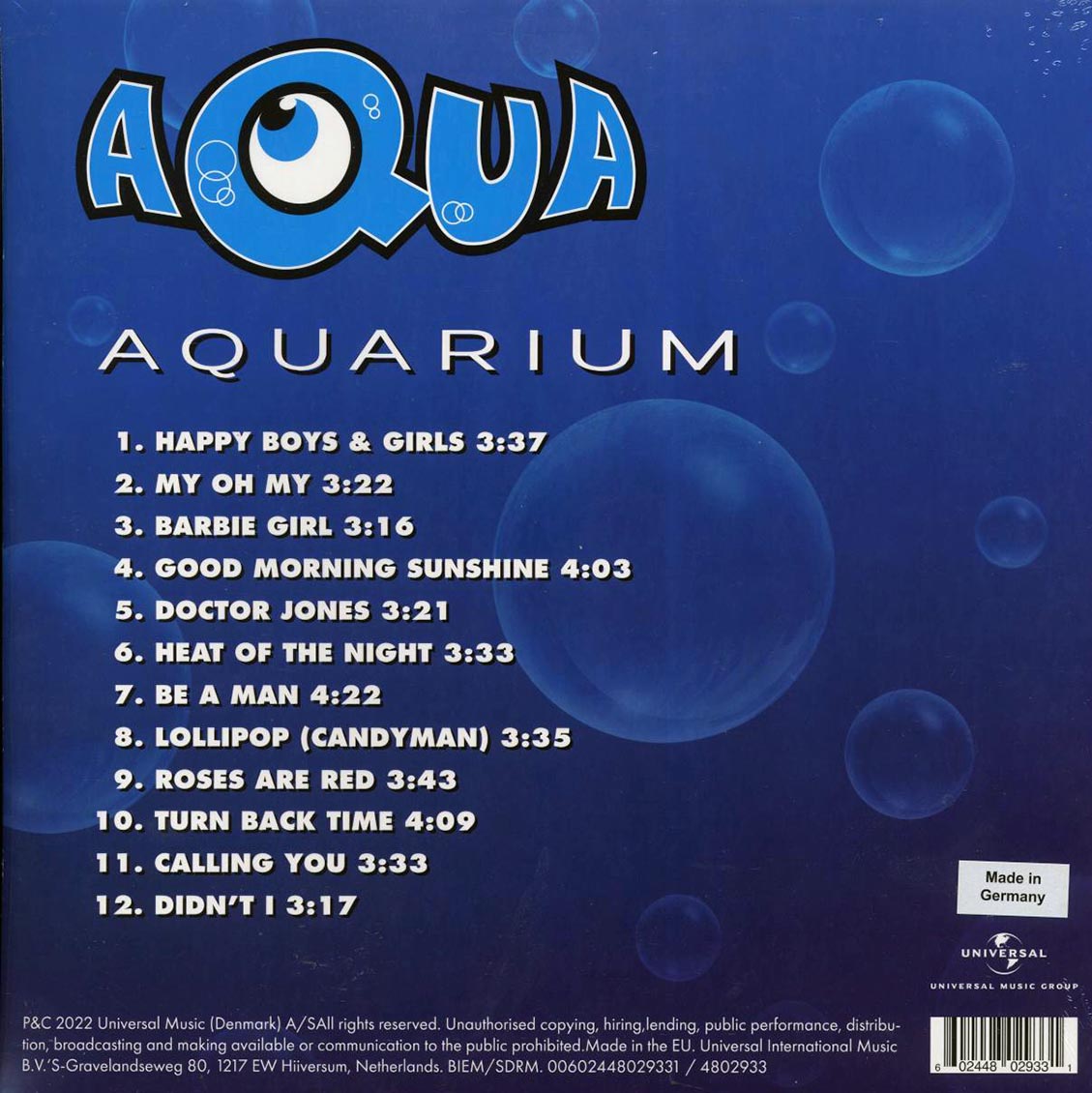 Aqua - Aquarium (25th Anniv. Ed.) (ltd. ed.)
