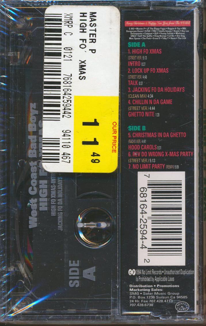 West Coast Bad Boyz - High Fo Xmas (orig. press)
