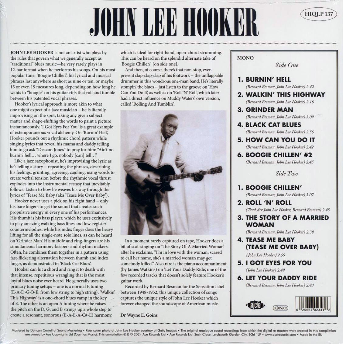 John Lee Hooker - Sensation: Documenting The Sensation Recordings, 1948-52 (mono) (180g) (remastered)