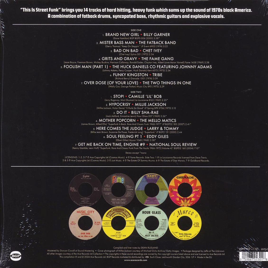 Billy Garner, The Fatback Band, Millie Jackson, Tribe, Etc. - This Is Street Funk 1968-1974 (180g)